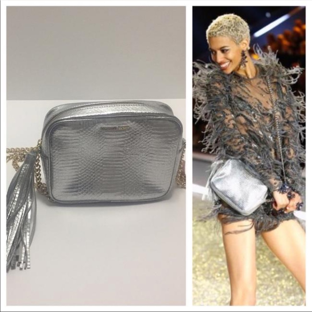 Victoria Secret Silver Crossbody Bag Purse